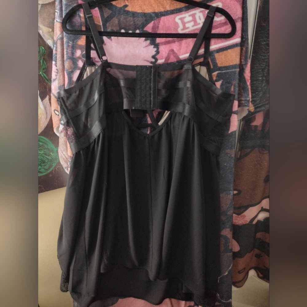 Torrid Plus Size Black Lingerie Chemise - Torrid Size 3 - Picture 4 of 9